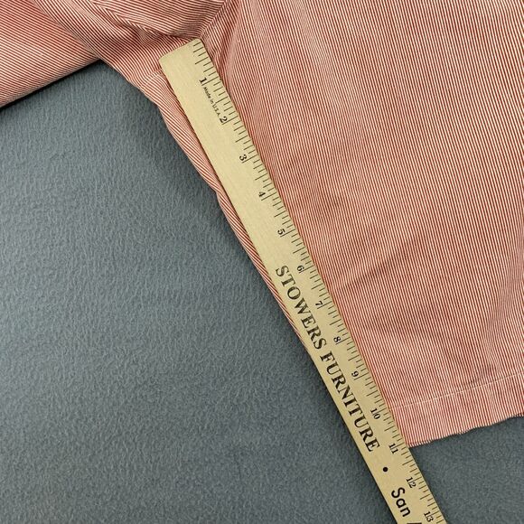 Banana Republic Shorts Mens Size 38 Pin Stripe Flat Front Cotton 11" Inseam - Picture 7 of 16